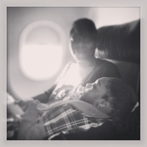 Dream Kid Zasheed and his mom on the way to NYC -Photo Cred: Themba Imagery